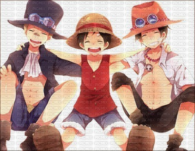 Sabo, Luffy et Ace - nemokama png