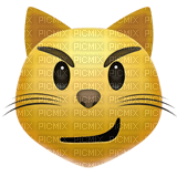 Smirking cat emoji - gratis png