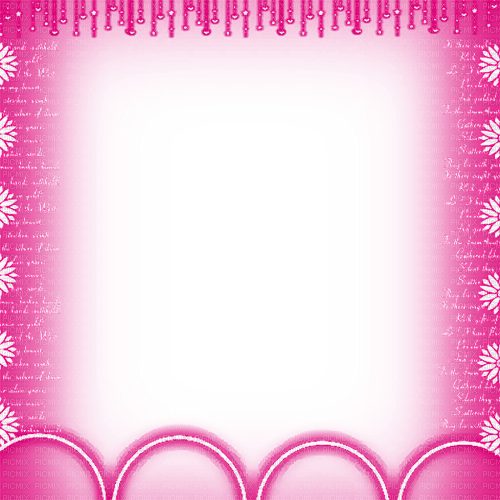 Frame.Text.White.Pink - PNG gratuit