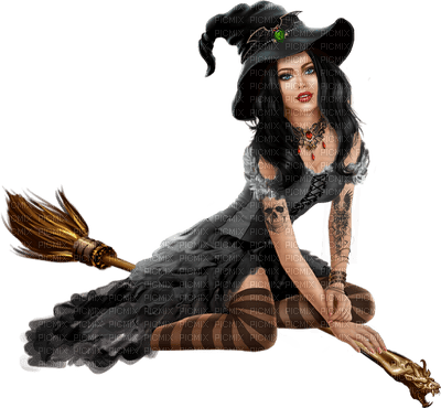 sorcière Halloween__BlueDREAM70 - PNG gratuit