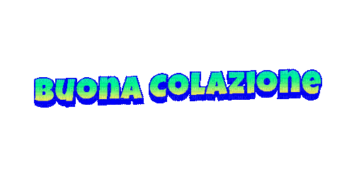 Buona colazione - Бесплатный анимированный гифка