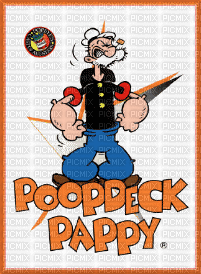 Papa Popeye - GIF animé gratuit