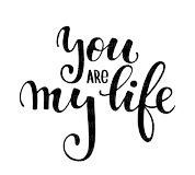 Kaz_Creations Text-You are my life - PNG gratuit