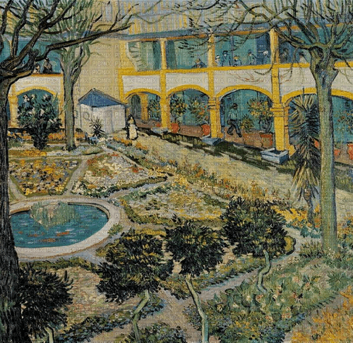 Rena Van Gogh Landschaft Hintergrund - безплатен png
