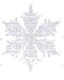 snow flake - GIF animado grátis