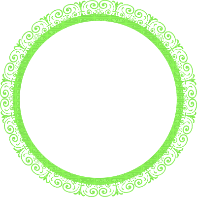green circle frame - darmowe png