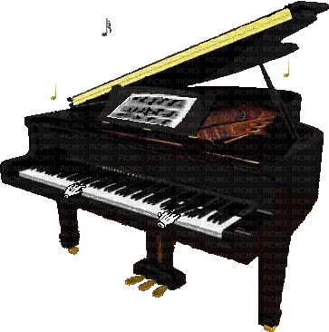Piano - Bezmaksas animēts GIF