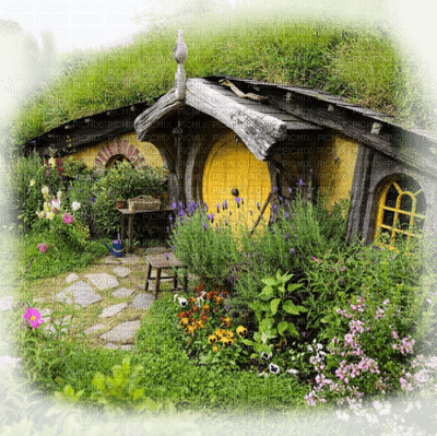 hobbit house maison lord of the rings - PNG gratuit