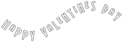 Kaz_Creations Logo Text Happy Valentine's Day Colours - ingyenes png