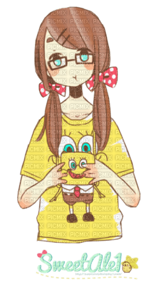 anime cosplay sponge bob - kostenlos png