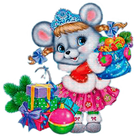 christmas mouse by nataliplus - ilmainen png