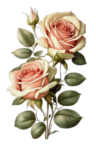 oses roses pales - png gratis