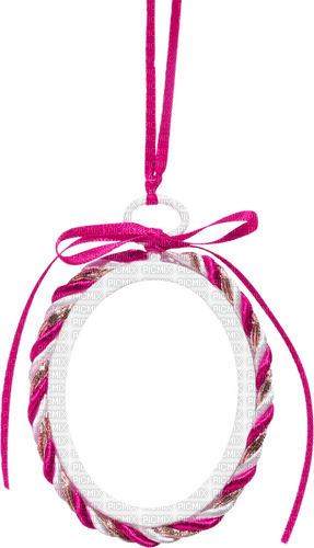 Cadre Rond Rose Blanc Déco:) - zadarmo png