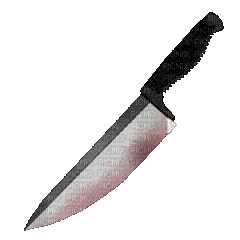 Emo Goth knife - GIF animate gratis