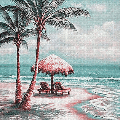 soave background summer animated  pink teal - Ilmainen animoitu GIF