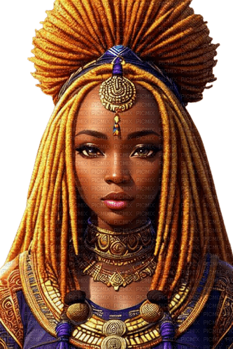frau, woman, femme, africa, fantasy - png grátis