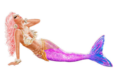 mermaid pink bp - bezmaksas png