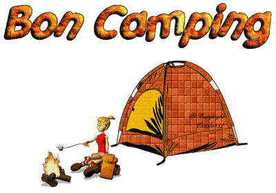 camping - GIF animado gratis