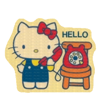 hello kitty sticker - nemokama png