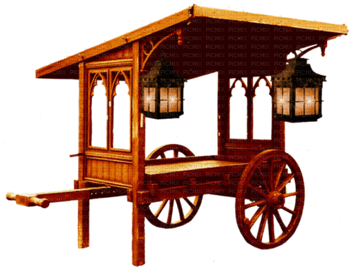 chariot roulotte - PNG gratuit