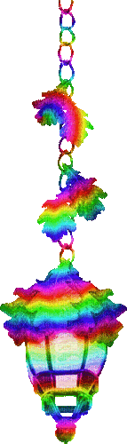 Light.Lamp.Lantern.Rainbow.Animated - Free animated GIF