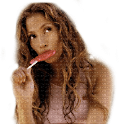 jlo lollipop jennifer lopez  femme - Free PNG