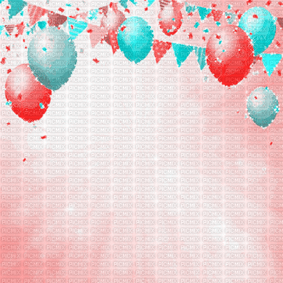 soave background animated birthday pink teal - 免费动画 GIF