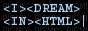 i dream in html - Free animated GIF