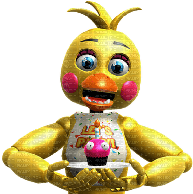 Toy Chica & Cupcake - Free PNG