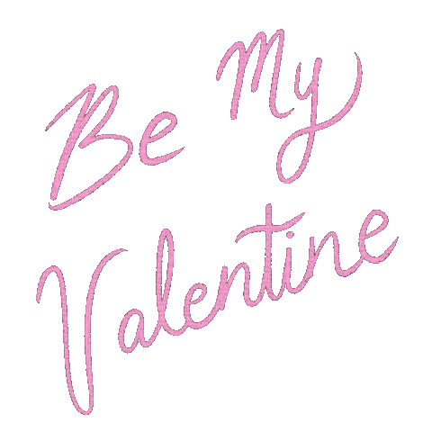 Be my Valentine.Text.Pink.gif.Victoriabea - Free animated GIF