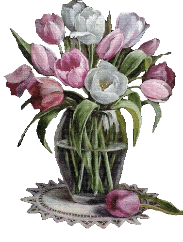 Tulpen, Vase, Blumen - Ilmainen animoitu GIF