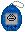 blue pixel tamagotchi - Free animated GIF