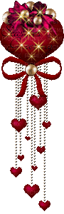 ani -red heart-deco-minou52 - GIF เคลื่อนไหวฟรี