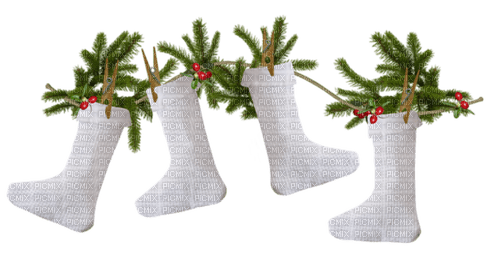 gala Christmas sock - besplatni png