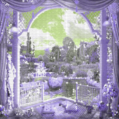 dolceluna animated spring background garden - Ilmainen animoitu GIF