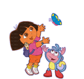 Kaz_Creations Cartoons Dora The Explorer Animated - Gratis animerad GIF
