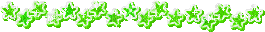 Green stars border - Darmowy animowany GIF