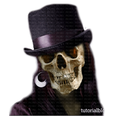 Gothic skull by nataliplus - 免费PNG