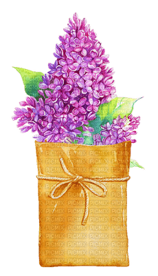 fleur violette.Cheyenne63 - bezmaksas png