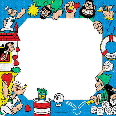 popeye the sailor frame cadre - δωρεάν png