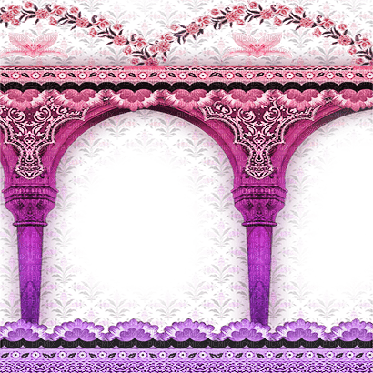 SOAVE FRAME INDIA pink purple - png grátis