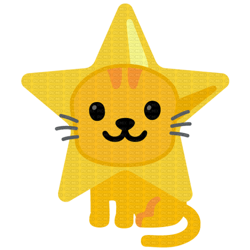 Star cat emoji - ilmainen png