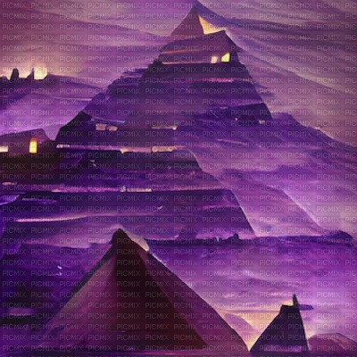 Purple Pyramids - gratis png