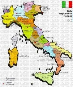MAPA DE ITALIA - kostenlos png