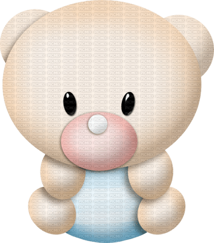 dolceluna pink teddy bear - png ฟรี