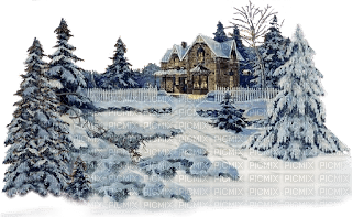 winter landscape - безплатен png