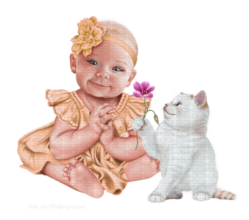 bebe gato  dubravka4 - бесплатно png