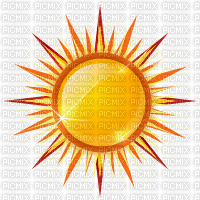 солнце - Безплатен анимиран GIF