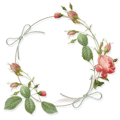 rose wreath Bb2 - nemokama png