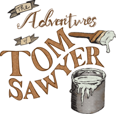tom sawyer text - 免费PNG